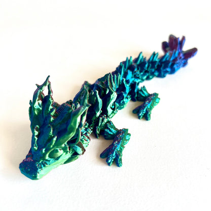 3D Printed Woodland Dragon | Baby - 7 inches