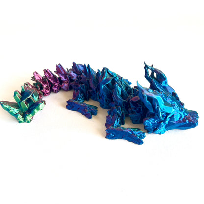 3D Printed Woodland Dragon | Baby - 7 inches