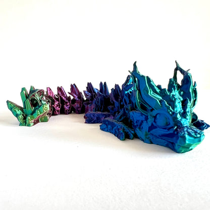 3D Printed Woodland Dragon | Baby - 7 inches