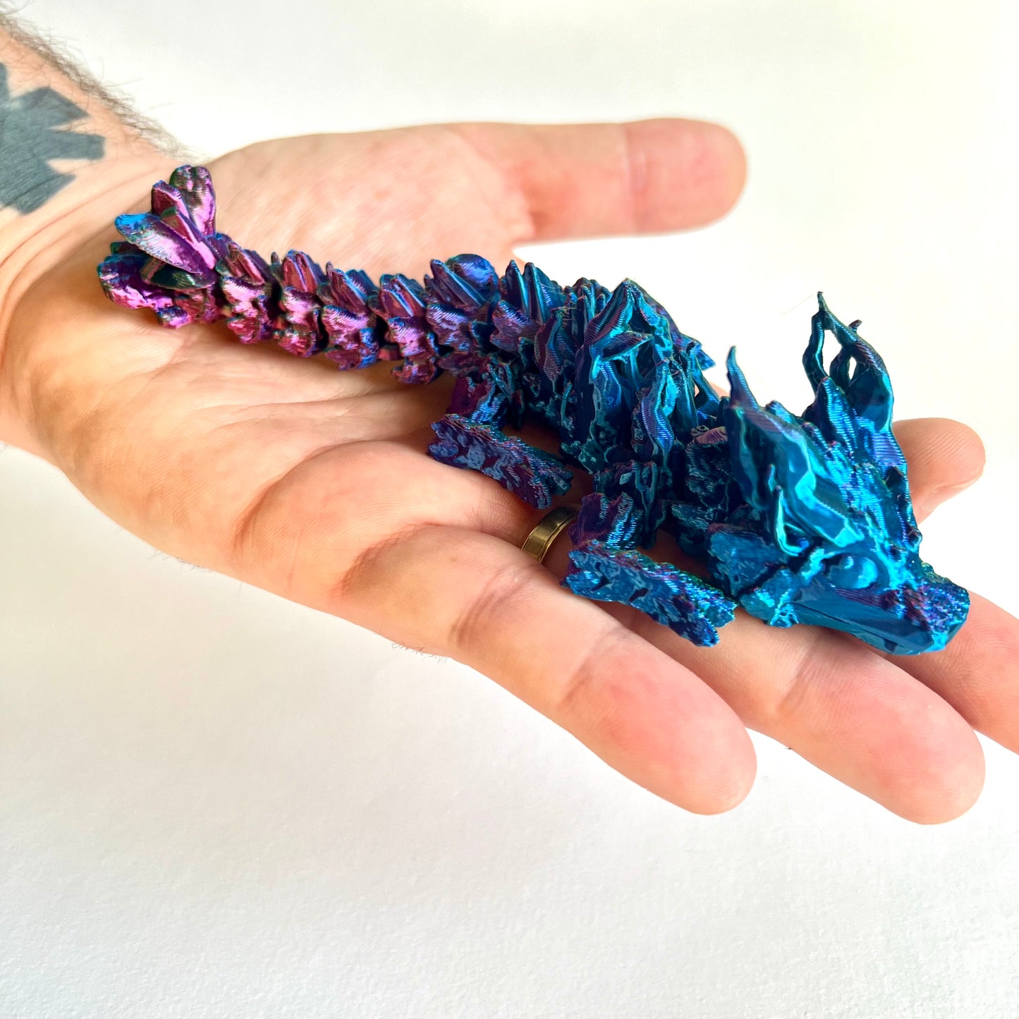 3D Printed Woodland Dragon | Baby - 7 inches