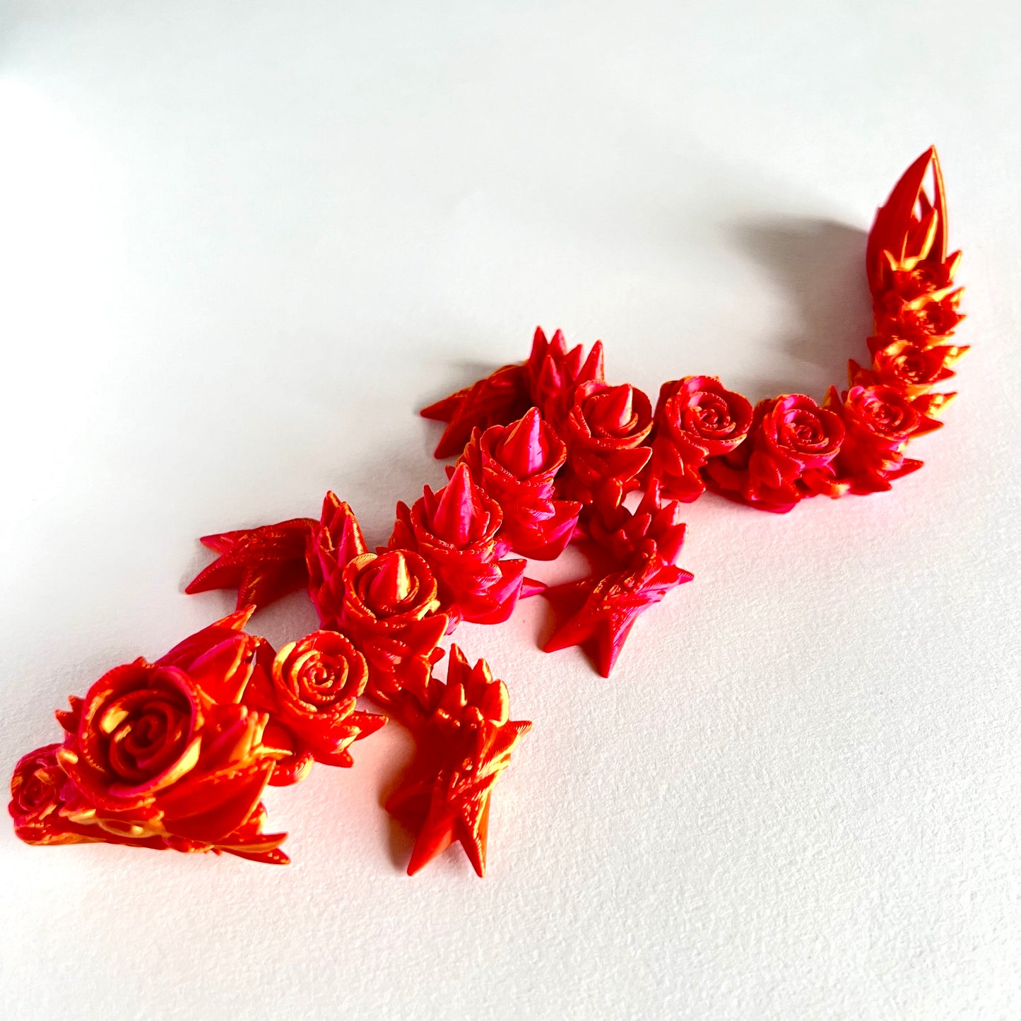 3D Printed Rose Dragon | Baby - 7 inches