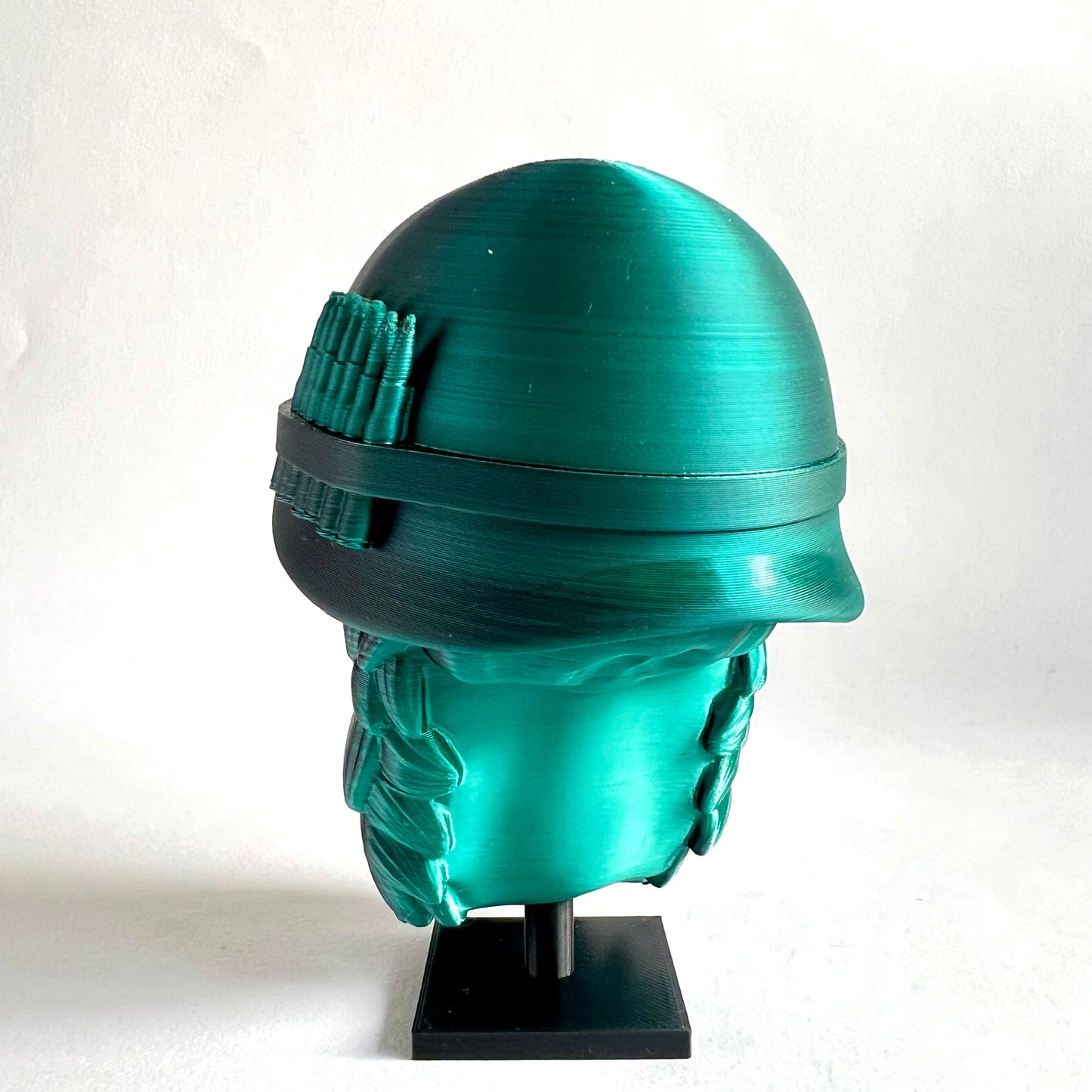 Commando Soldier Bearded Skull | 3D Printed Home Decor - Small