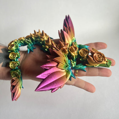 3D Printed Rose Wing Dragon | Adult - 14 - 19 inches