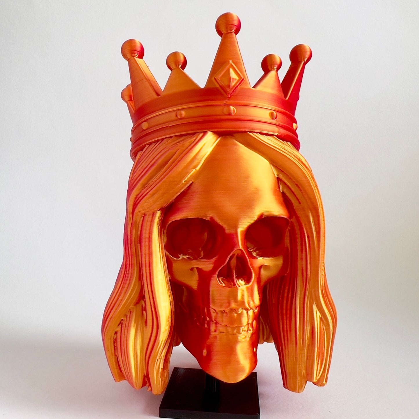 Queen Skull | 3D Printed Home Decor - Large