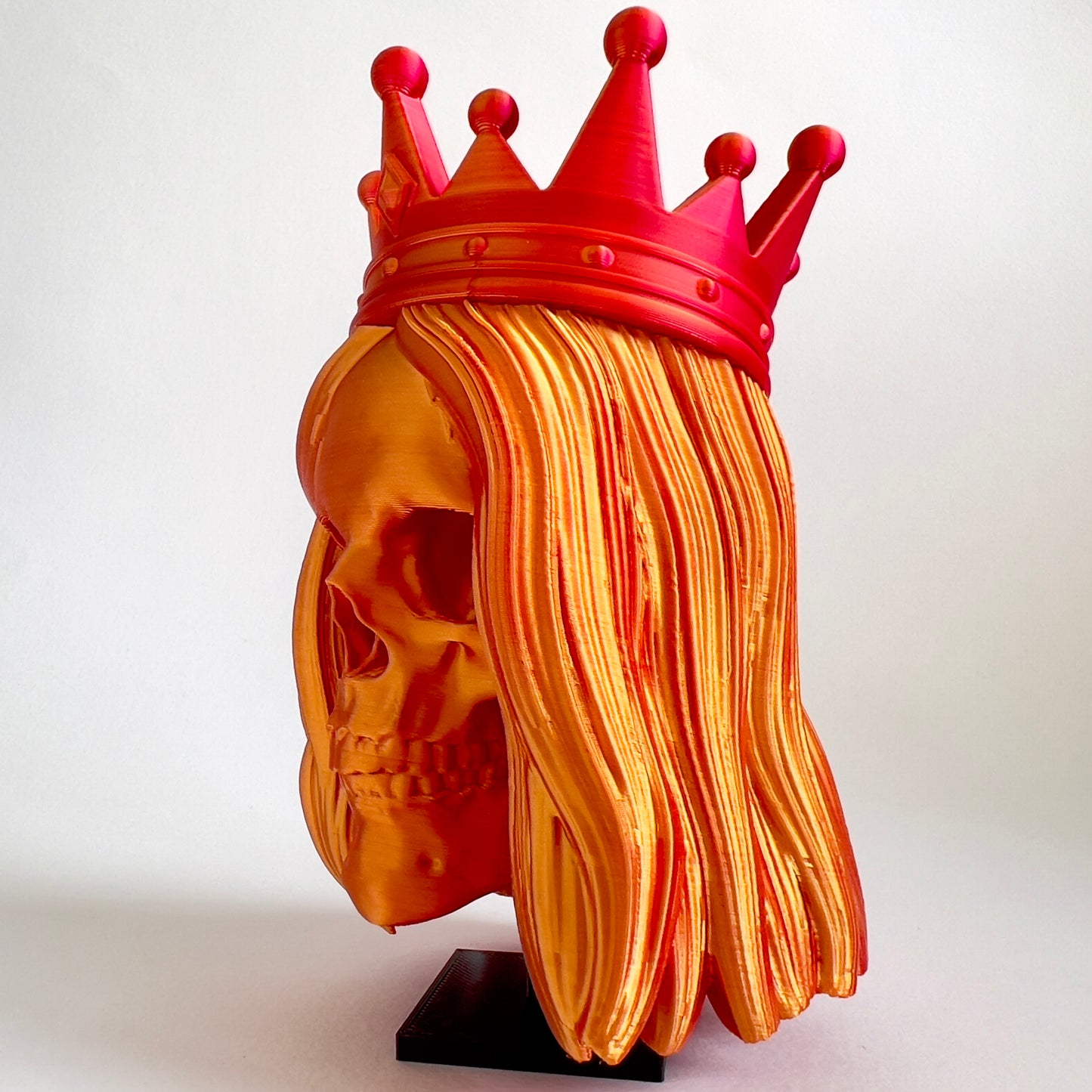 Queen Skull | 3D Printed Home Decor - Small