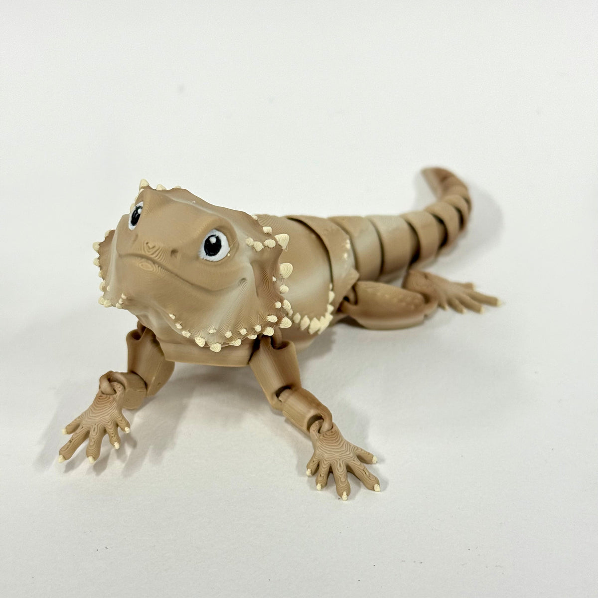 Bearded Dragon articulated fidget toy front view