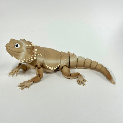Bearded Dragon articulated fidget toy posed view