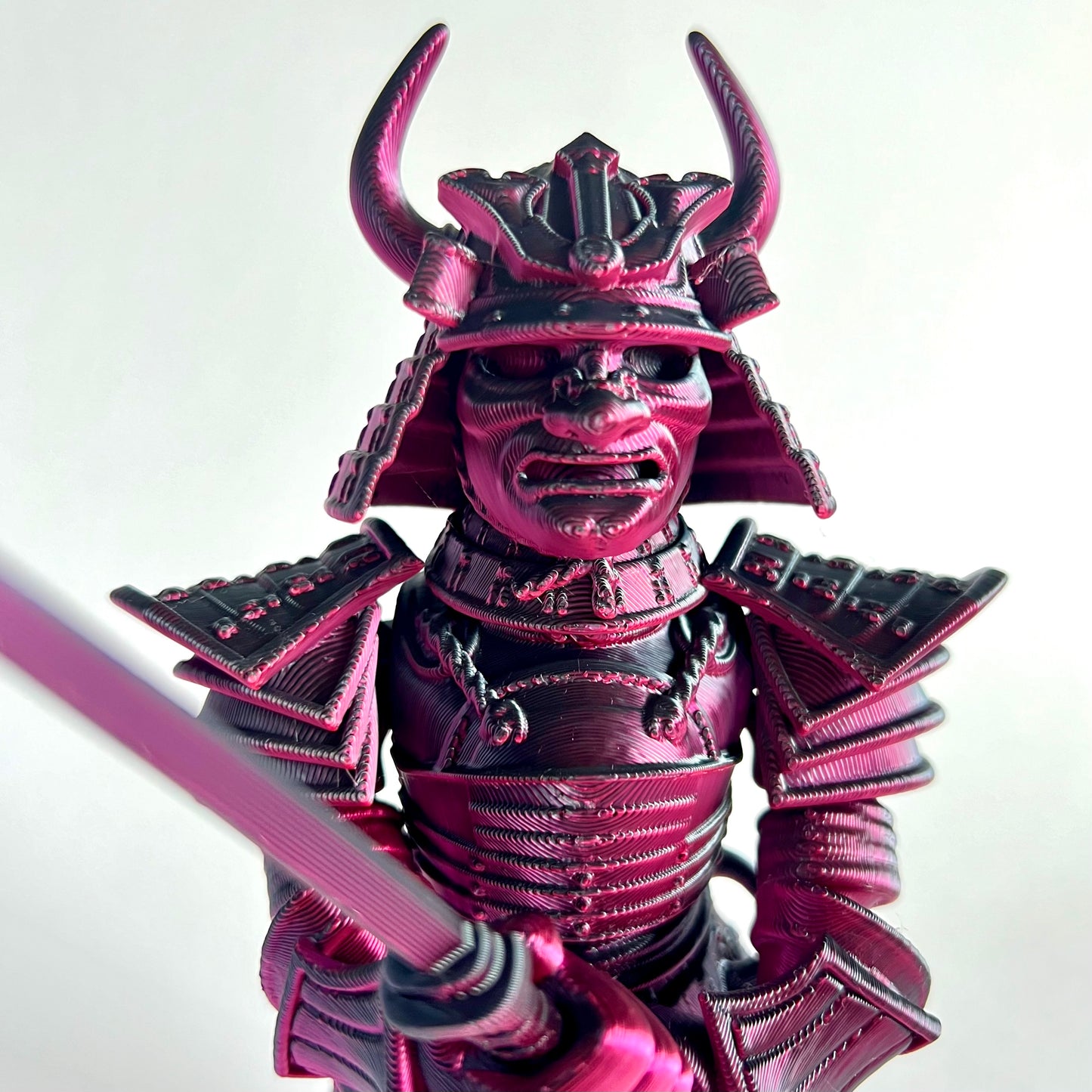 3D Printed Samurai Warrior | Articulating Figure with Katana