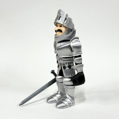 Knight in Armour collectible figure with articulated construction and detailed multicolour finish – Iubi Design 3D