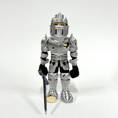 Detailed 3D printed Skeleton Knight shown with its sword – Iubi Design 3D