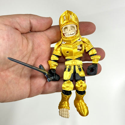 Skeleton Knight collectible display figure photographed from the rear – Iubi Design 3D