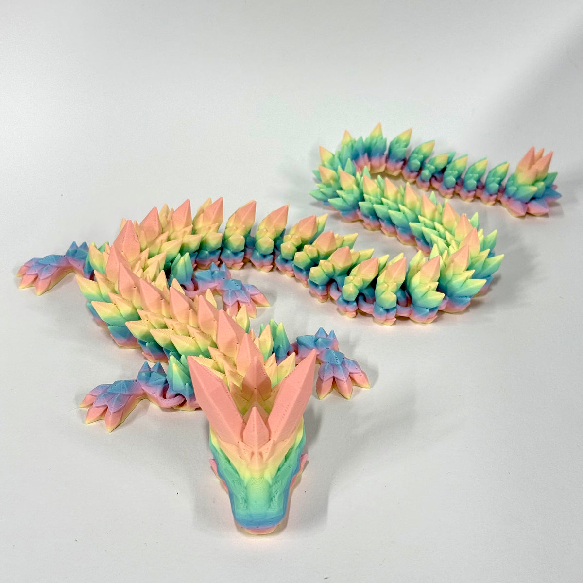 Crystal Dragon | 3D Printed Articulated Dragon Figure