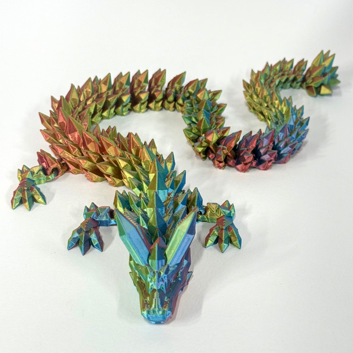 Crystal Dragon | 3D Printed Articulated Dragon Figure