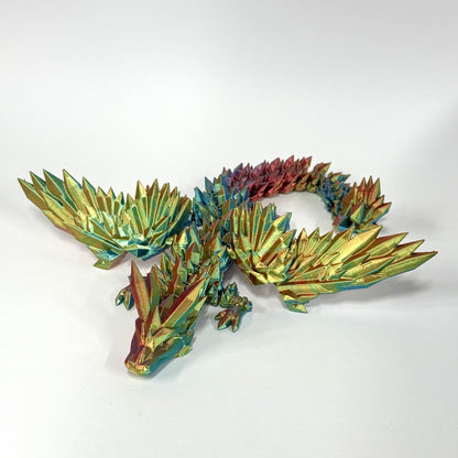 Crystal Wing Dragon | 3D Printed Articulated Figure