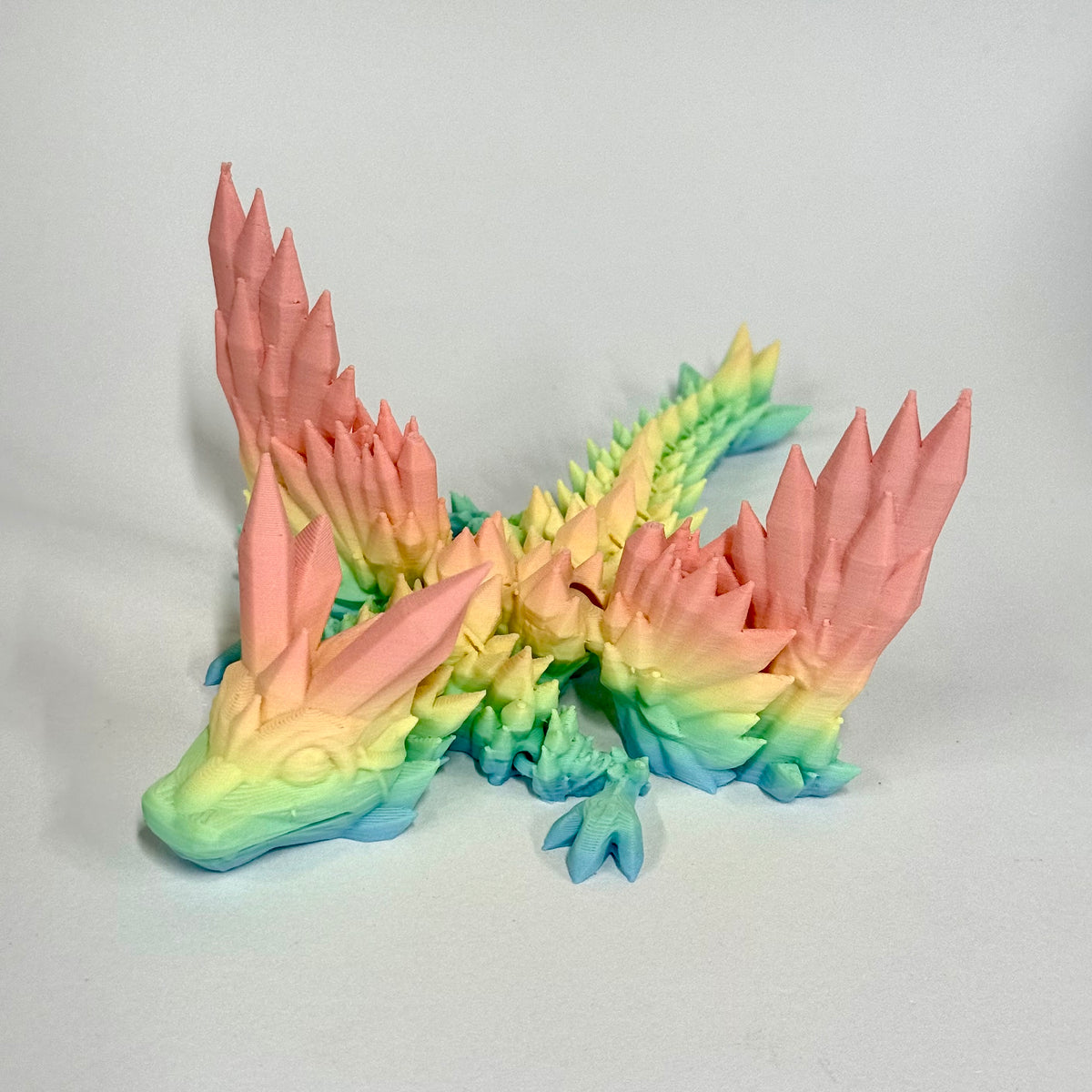 Baby Crystal Wing Dragon | 3D Printed Articulated Figure