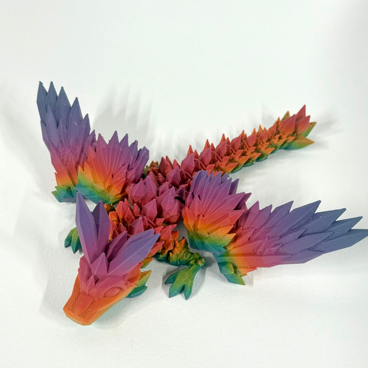 Baby Crystal Wing Dragon | 3D Printed Articulated Figure