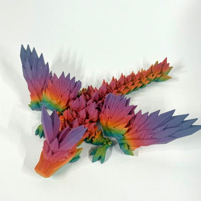 Baby Crystal Wing Dragon | 3D Printed Articulated Figure