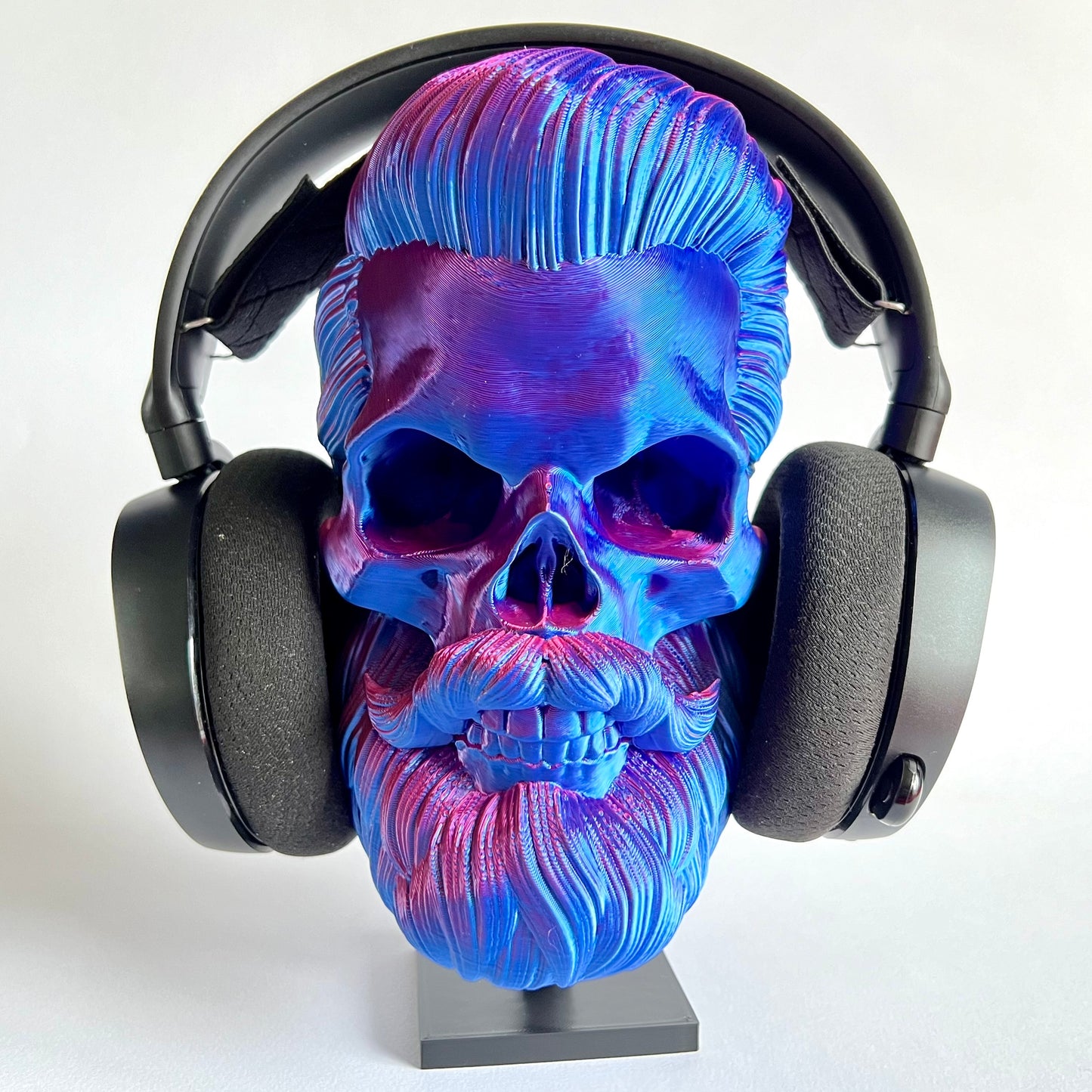 Short Back and Sides Bearded Skull | 3D Printed Home Decor - Large