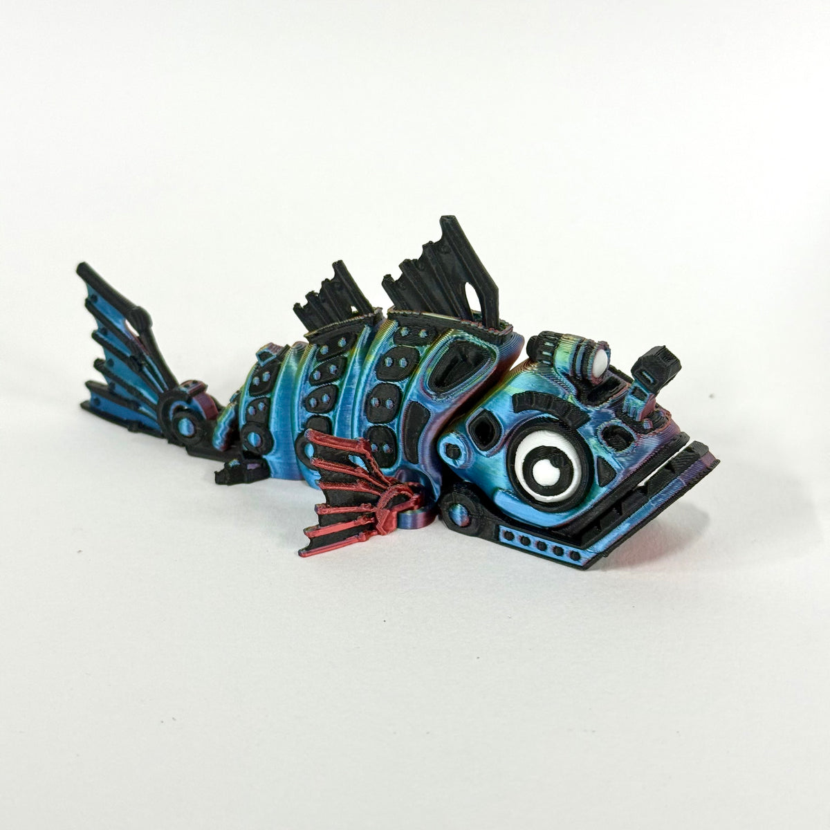 Cyber Fish | 3D Printed Articulating Futuristic Figure