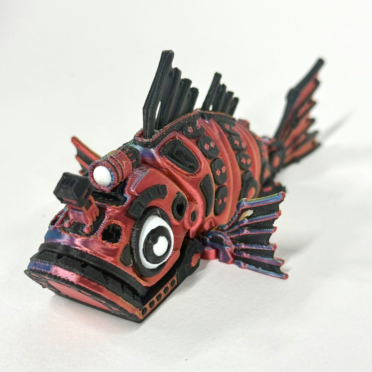 Cyber Fish | 3D Printed Articulating Futuristic Figure