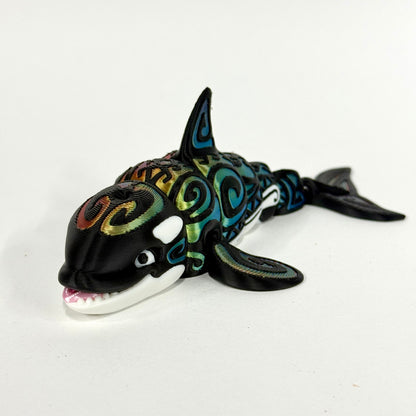 Tribal Orca | 3D Printed Articulated Sea Creature