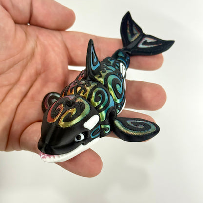 Tribal Orca | 3D Printed Articulated Sea Creature