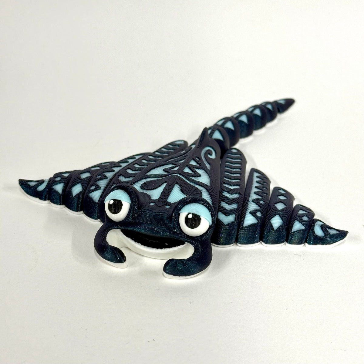 Tribal Manta Ray | 3D Printed Articulated Sea Creature