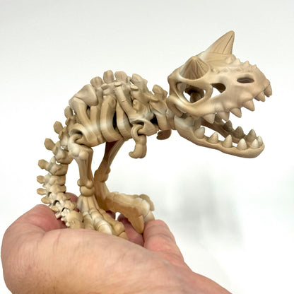 Skeleton Carnotaurus | 3D Printed Articulated Dinosaur