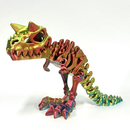 Skeleton Carnotaurus | 3D Printed Articulated Dinosaur