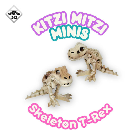 Kitzi Mitzi Minis - Skeleton T-Rex