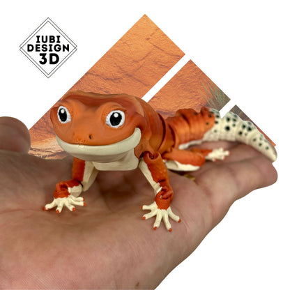 Leopard Gecko | 3D Printed Articulated Leopard Gecko