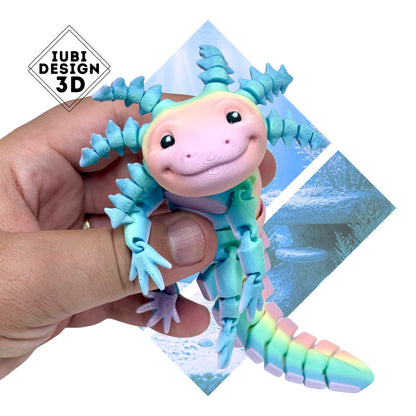Axolotl | 3D Printed Articulated Axolotl