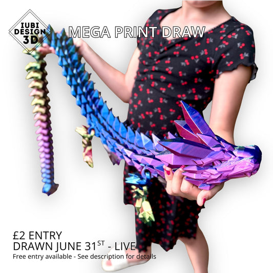 June Mega Print Draw – Giant Crystal Dragon 🐉