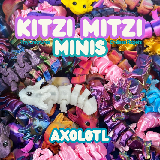 Kitzi Mitzi Minis - Axolotl