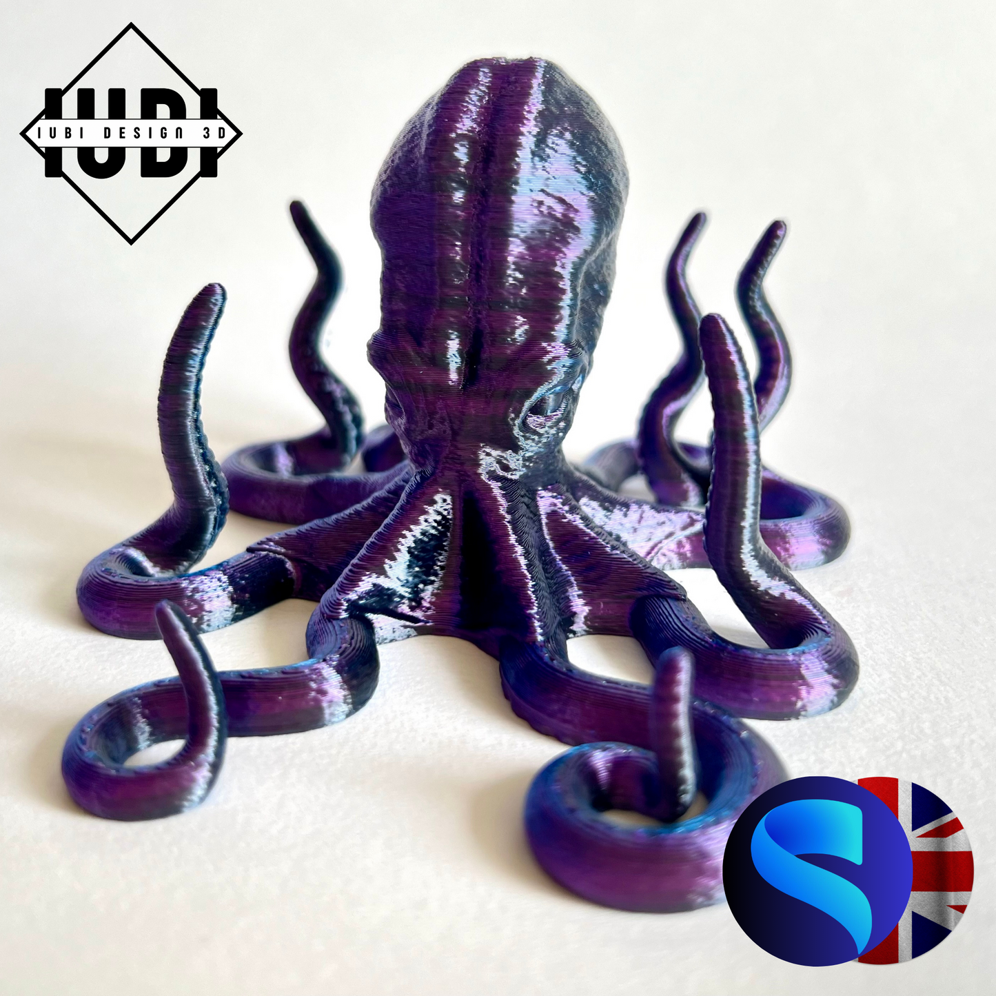 The Kraken Phone Holder | 3D Printed Octopus Desk Organiser