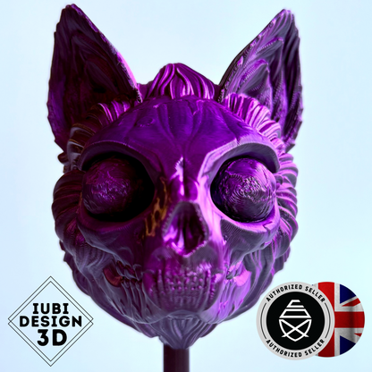 Mew Skull Decoration | Mythical Creature Wall Mountable 3D Printed Mask Display