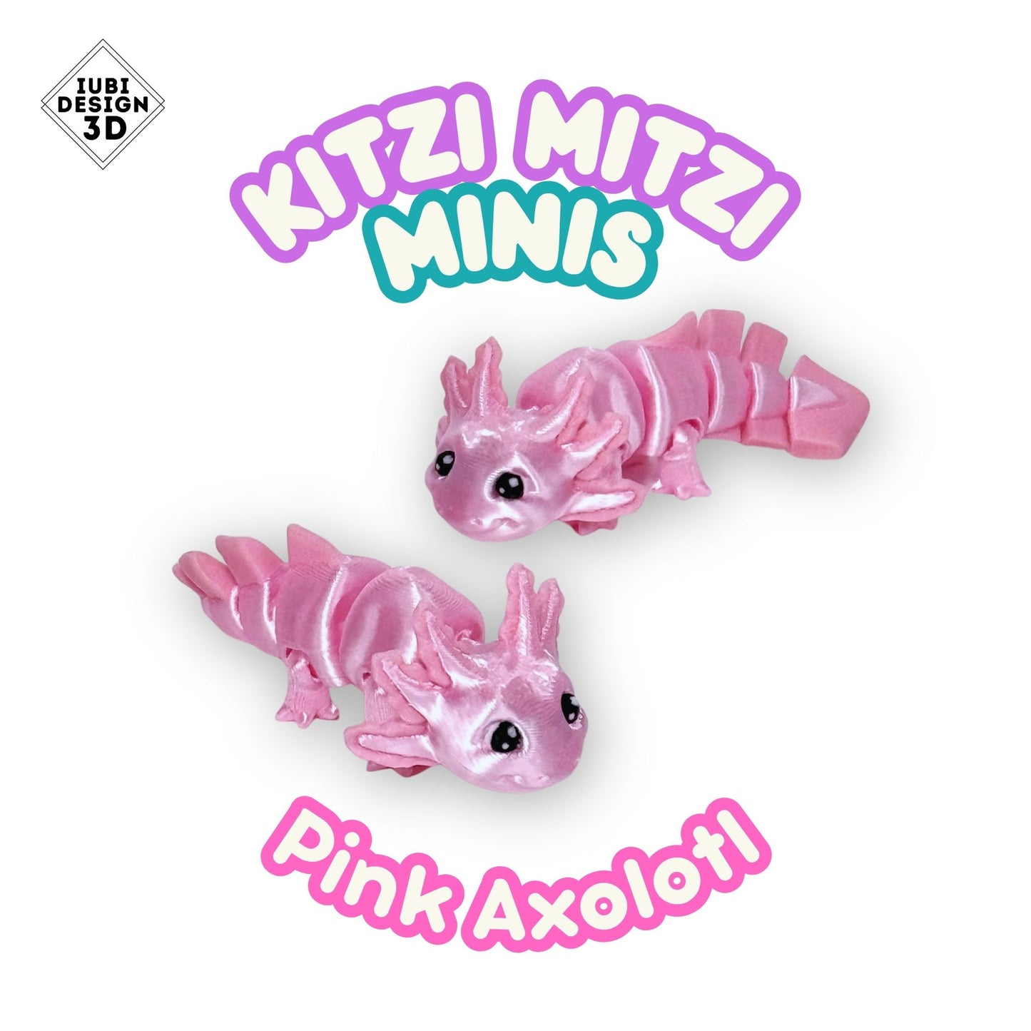 Kitzi Mitzi Minis - Axolotl