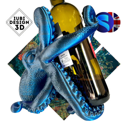 3D Printed Octopus Wine Holder | Novelty Design