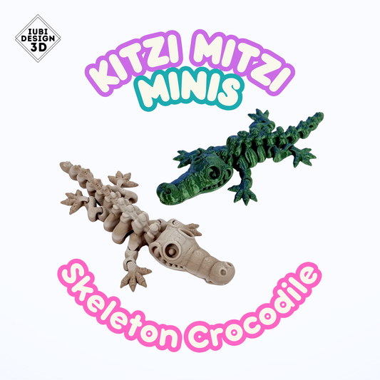 Kitzi Mitzi Minis - Skeleton Crocodile