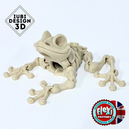 Skeleton Frog | 3D Printed Articulated Frog Skeleton Figure