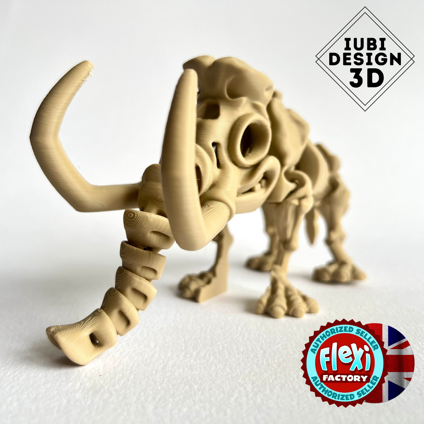 3D Printed Skeleton Mammoth | Articulating Dinosaur