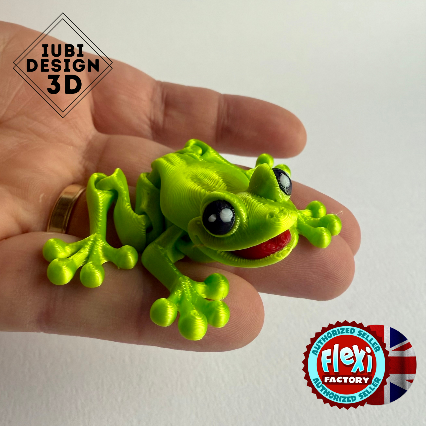 3D Printed Frog | Tiny - 3 inch