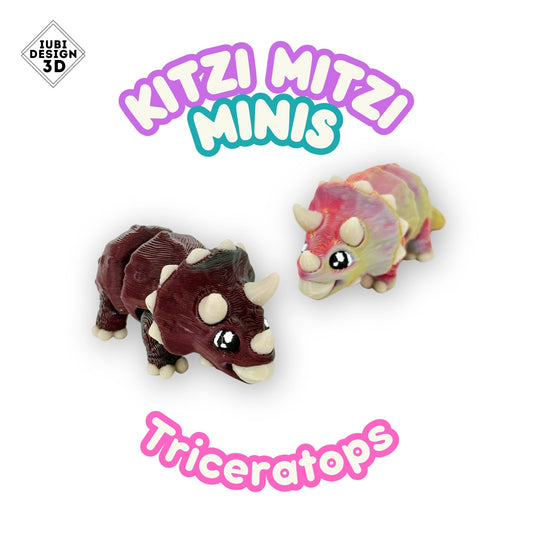 Kitzi Mitzi Minis - Triceratops