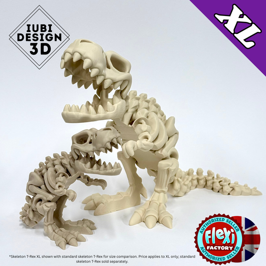 Skeleton T-Rex XL | 3D Printed Articulated Giant Dinosaur Skeleton Figure