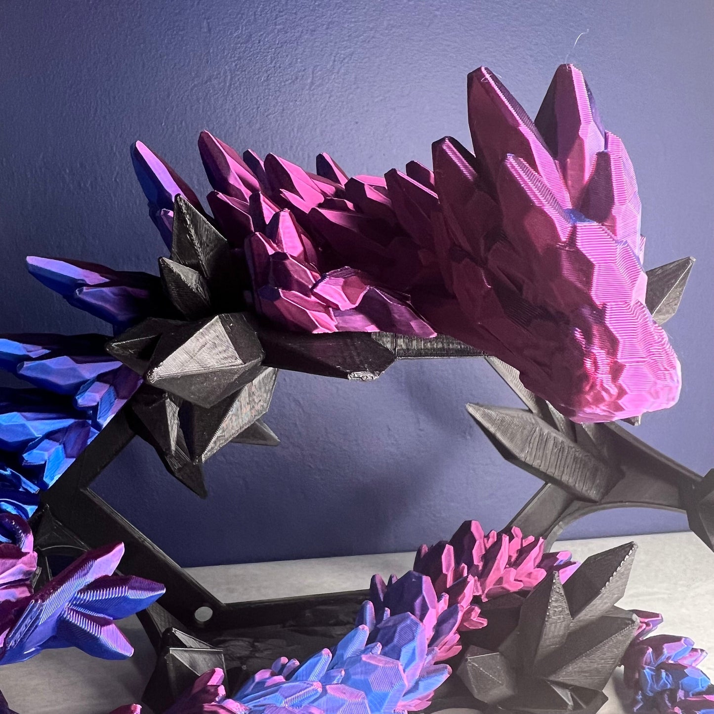 Gemstone Dragon: 3D Printed Fidget Toy | Cinderwing3D | Articulating Desk Buddy