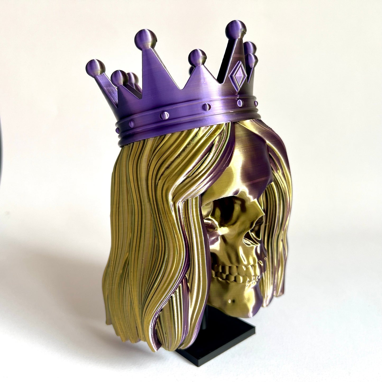 Queen Skull | 3D Printed Home Decor - Small