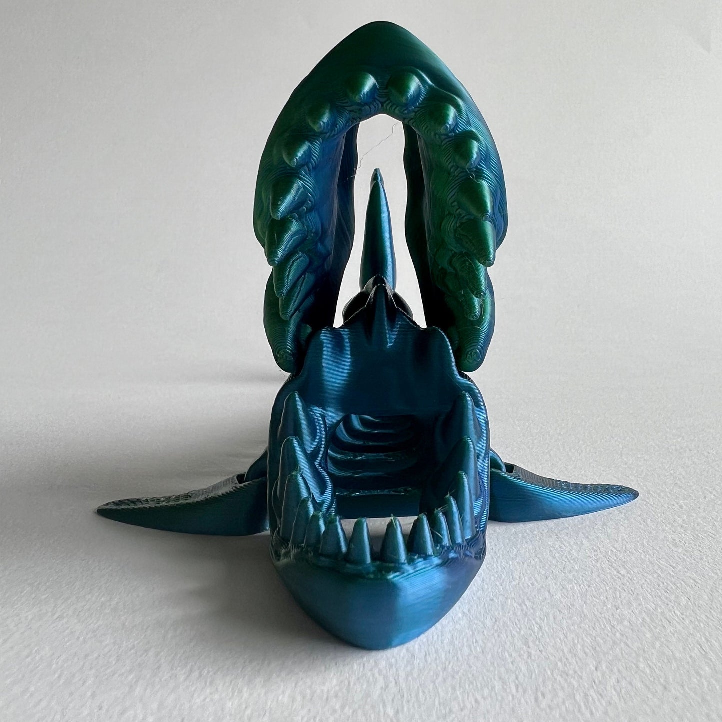 3D Printed Skeleton Shark | Articulating Shark with Opening Mouth