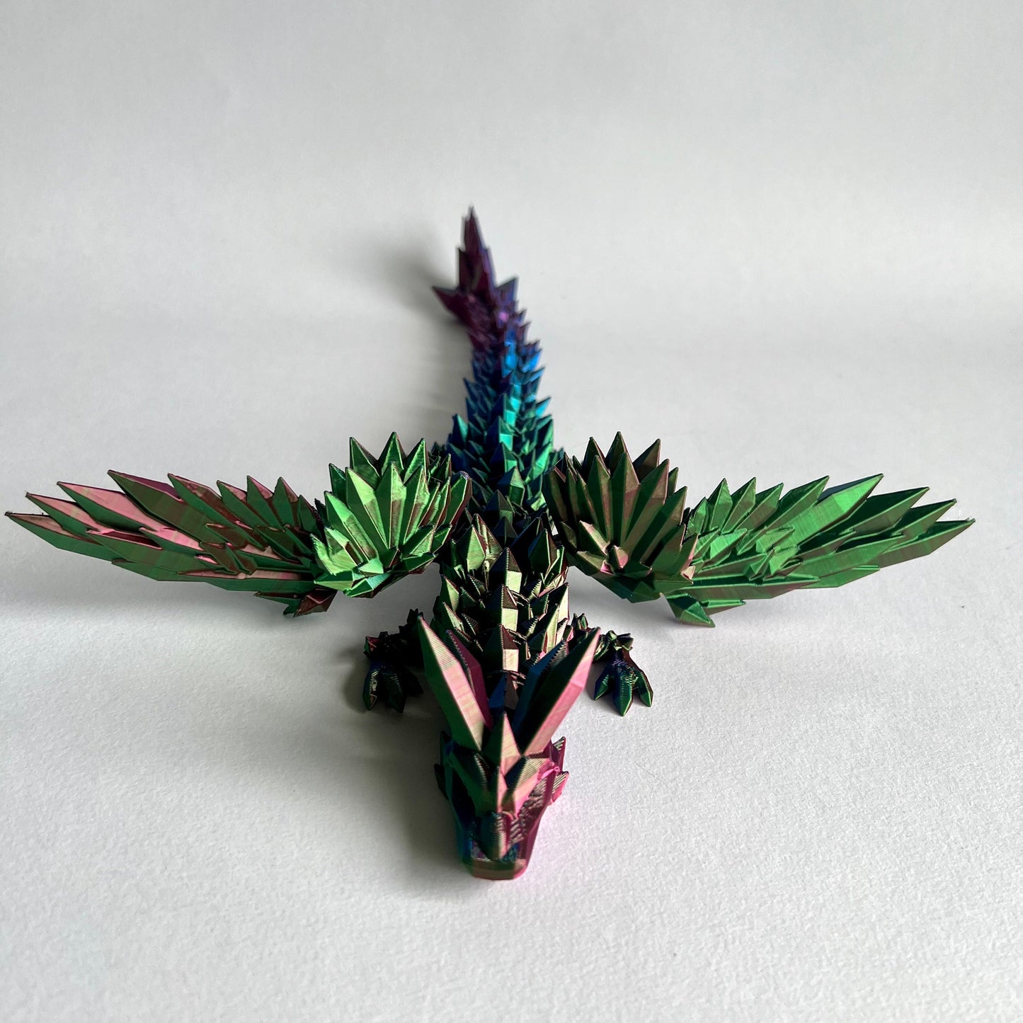 3D Printed Crystal Wing Dragon | Adult - 13 - 18 inches