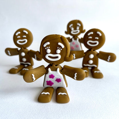 3D Printed Gingerbread Man / Gingerbread Girl | Christmas Decoration