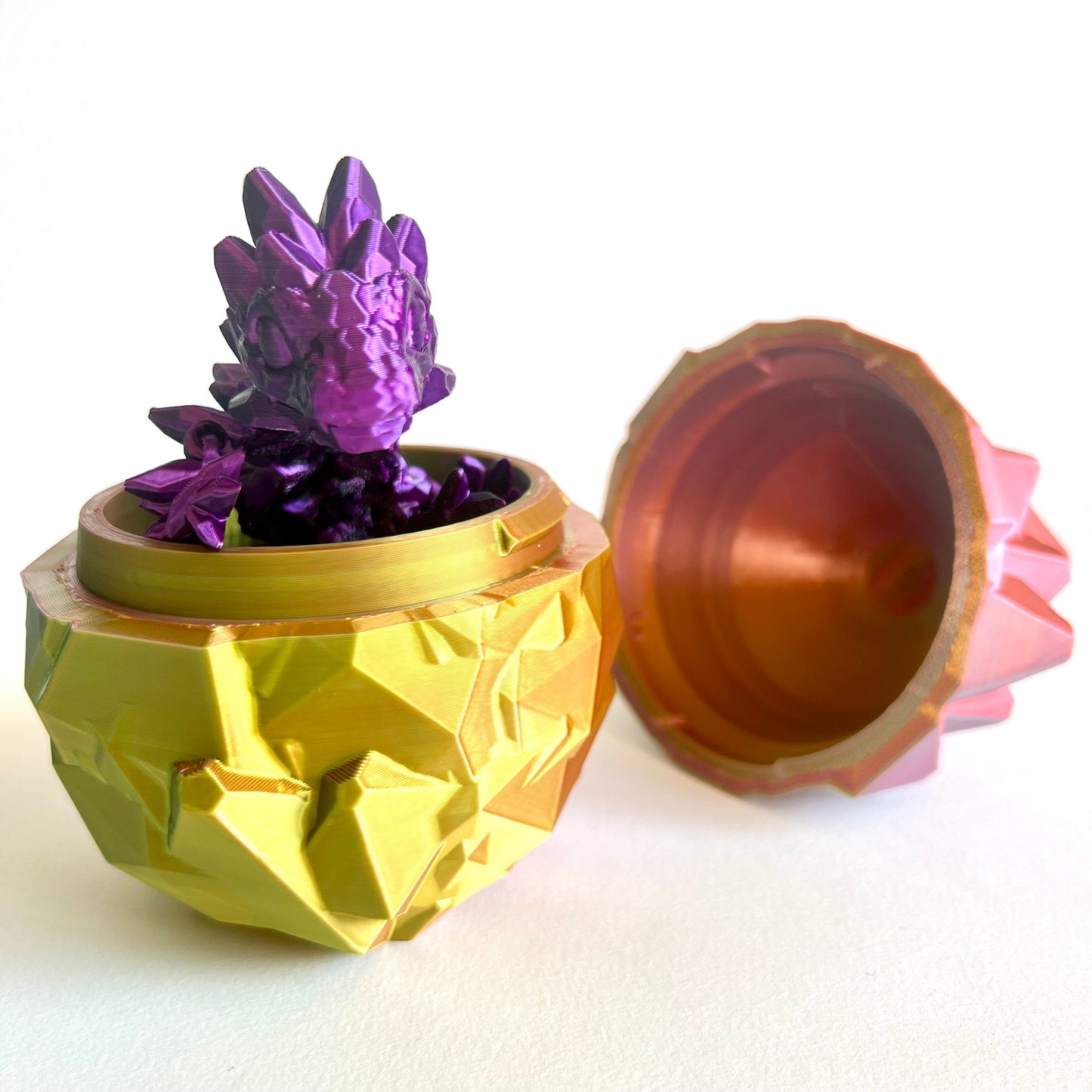 Mystery Baby Dragon Surprise Egg: 3D Printed Fidget Toy | Cinderwing3D | Articulating Desk Buddy